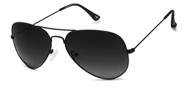 Top Guns Full Rim Aviator Polarized & UV Protected Sunglasses For Men & Women VC 5158/P - 57mm - Grey