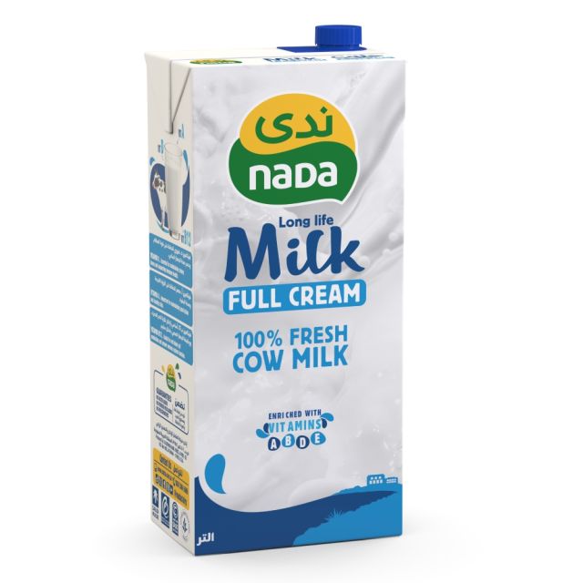 Long Life Milk Full Cream Plain 1Liters Pack of 4