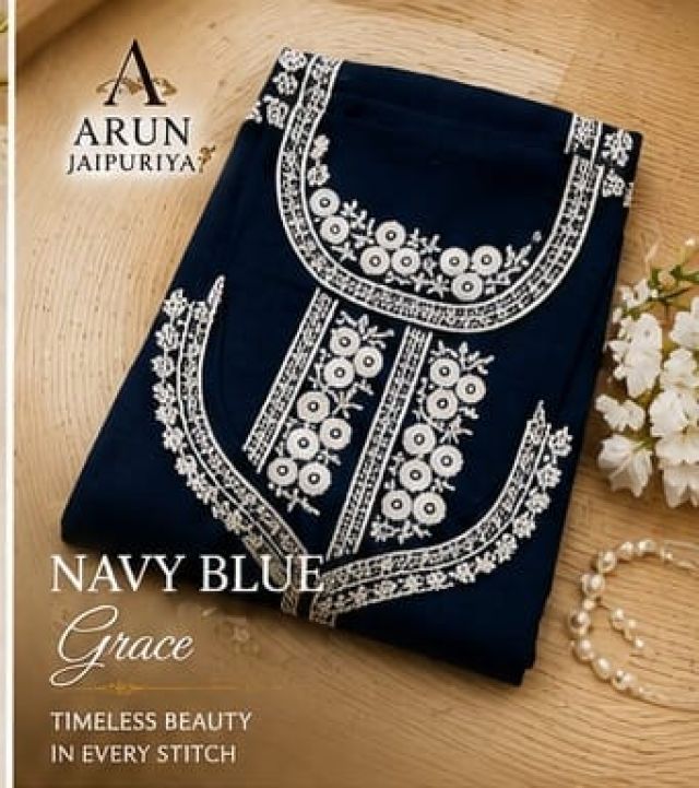 Navy Blue Suit Set