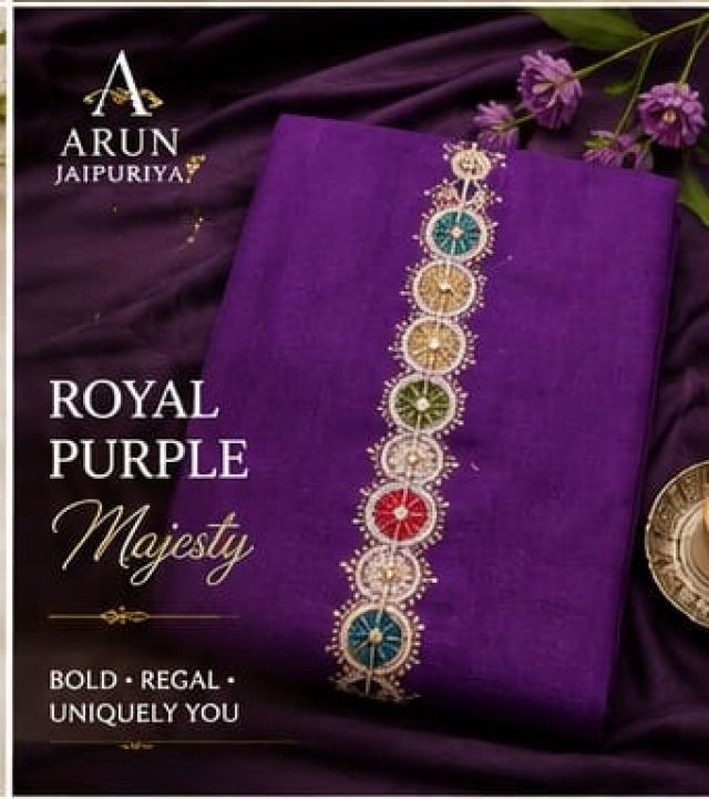 Royal Purple Suit Set