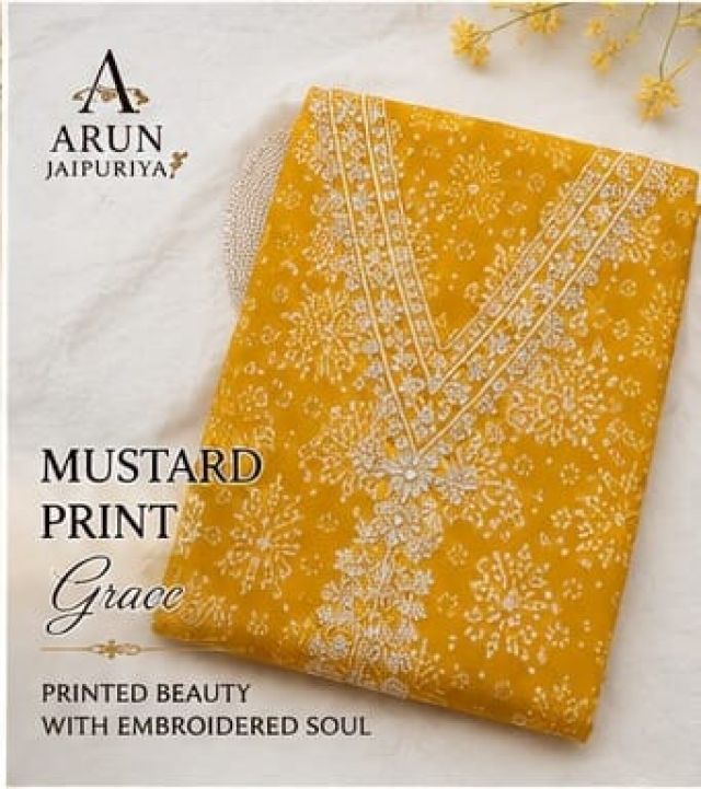 Yellow Mustard Suit Set